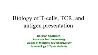 Immunology  Biology of T cells [upl. by Ettenay277]