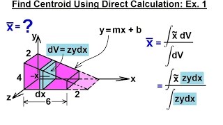 Mechanical Engineering Centroids in 3D 14 of 19 Centroids Using Direct Calculation 1 [upl. by Gabriela240]