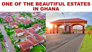 Regimanuel Gray Estates  Beautiful Estate Houses in Accra Ghana  Drone view [upl. by Adhamh]