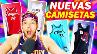 REACCIONANDO A LAS NUEVAS CAMISETAS NBA 2025 CITY EDITION [upl. by Nosaj]