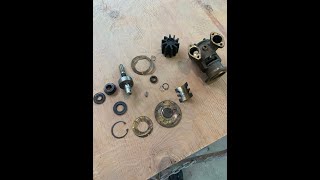 Jasbco 9700 01 Raw Water Pump Rebuild [upl. by Acirrehs]