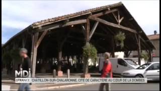 Cité médiévale de ChâtillonsurChalaronne sur Midi en France FRANCE3 [upl. by Henryson]