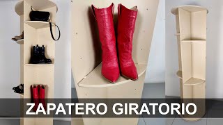 Zapatero Giratorio Ajustable  Carpintería [upl. by Sinaj]