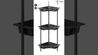 Assembly instructionSWTYMIKI Corner Shower Caddy StandingZWJ147ASIN B0CTJCTGD5B0CYQ1C4P3 [upl. by Annoyk]