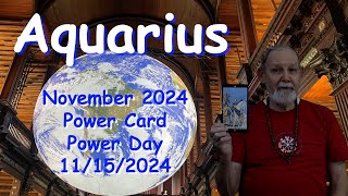 Aquarius November 2024 Power Tarot Card and Power Stars [upl. by Eloise]