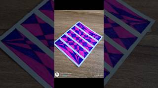 Tessellation art art easy drawing trending painting shorts tessellation [upl. by Herrod]