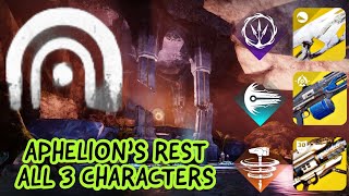 Legend Lost Sector Aphelions Rest on all Classes  Destiny2 Season of the Wish [upl. by Ozzy]