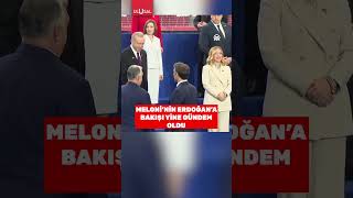 Meloninin Cumhurbaşkanı Erdoğana bakışı yine gündem oldu shorts erdoğan meloni [upl. by Yrrot302]