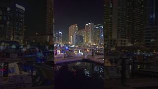 Marina Dubai night view shorts trending viralvideo ytshorts youtubeshorts dubai dubaimarina [upl. by Htederem]