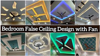 Best 200 Master Bedroom False Ceiling Design for Bedroom with Fan 2024  Home interior Design [upl. by Kirit]