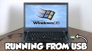 Installing Windows 98 on a Modern Laptop [upl. by Areis]