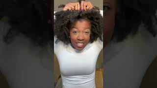 Kinky Curly Half Wig for Type 4 Natural Hair [upl. by Ayotan]