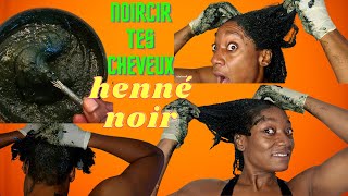 COMMENT NOIRCIR TES CHEVEUX BLANCS RAPIDEMENT AVEC DU HENNÉ NOIR 100 NATUREL ET CAFÉ [upl. by Yrahca914]