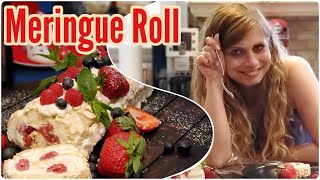 Secret Revealed How To Make The Best Raspberry Meringue Roulade  Easy Recipe [upl. by Drapehs312]