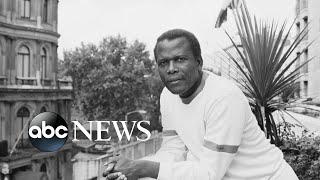 Remembering Sidney Poitier 1st Black actor to win Oscar for a leading role [upl. by Ivah]