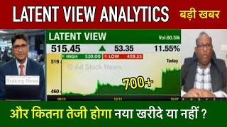 Latentview share latest news buy or not Latent view share news today Latent view share [upl. by Eillak]