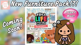 NEW FURNITURE PACK 💖 THE SNUGGLE CUBS 👧🏼👶🏼💗 TOCA LIFE WORLD 🌎 [upl. by Annelak]