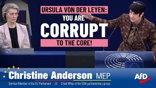 Ursula von der Leyen  You are corrupt to the core [upl. by Osmen886]