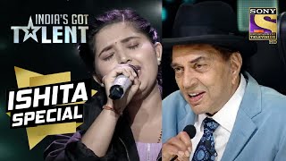 Ishita Reminds Dharam Ji Of Lata Mangeshkar Indias Got Talent Season 9 Ishita Vishwakarma Special [upl. by Nalyk394]