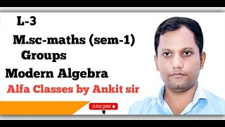 L03  sem1Chapter2 Groups and Abelian groups Imp Example  By Ankit Sir [upl. by Ayokahs704]