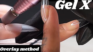 How to make your Gel X Nails Last 4 weeks   Overlay Method  Beginner Friendly Tutorial [upl. by Solegna908]