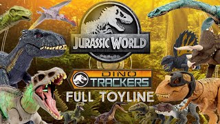 Jurassic World Dino Trackers ENTIRE Toyline Review  Scan Codes [upl. by Twedy]