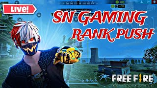 SN GAMING LIVE RANK PUSH💀  FREE FIRE MAX  LIVE🔴 [upl. by Hoagland]