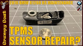 Can you replace the battery in the BMW R1200RS  R1250RS tire pressure monitoring TPMS sensor [upl. by Nevin528]