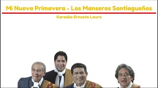 Los Manseros Santiagueños  Mi nueva primavera  letra [upl. by Liahkim]