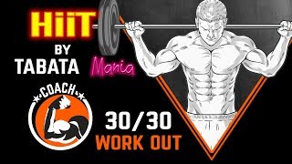 HiiT Workout Music 3030 w TIMER by TABATAMANIA [upl. by Frere128]