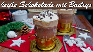 heiße Schokolade mit Baileys  schnell und einfach [upl. by Acirederf]