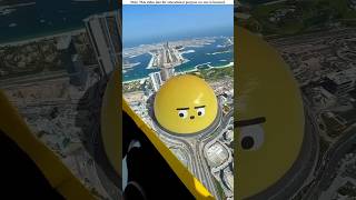 Amazing Emoji Dome at Dubai Island Road Junction😱 shortvideo amazingfacts [upl. by Alael]