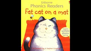 02 Fat cat on a mat  Usborne Phonics Readers [upl. by Arait441]