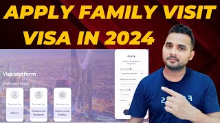 How to Apply Saudi Family Visit Visa Online in 2024 [upl. by Linette]