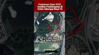 Perbahasan Bajet 2025 Hentikan Pembangunan di Kolam Takungan Banjir KL oleh YB Teresa Kok [upl. by Prentice]