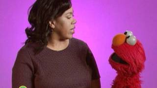 Sesame Street Elmo Interviews Chandra Wilson [upl. by Ydnim]