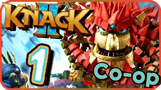 KNACK 2 Walkthrough Part 1 PS4 Coop  No Commentary [upl. by Geilich]