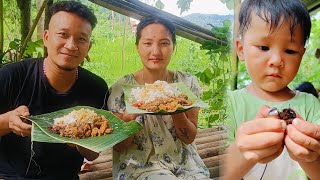 ThemomsVlog Cooking in the heart of jhum field 🌾🌾🌾SurajCooksVlogs [upl. by Riesman728]