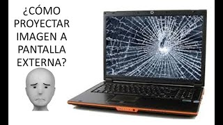 UTILIZAR UNA LAPTOP CON PANTALLA ROTA [upl. by Acceb]