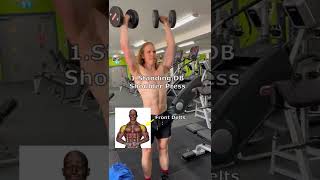 Best Exercises For Wide Shoulders shoulderworkout [upl. by Katey295]