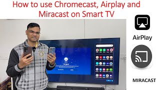 Hindi How to Screen Mirror Smartphone and Laptop to TV using Miracast Chromecast or Airplay [upl. by Sadoff626]