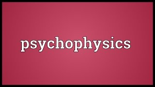 Psychophysics Meaning [upl. by Gautier973]