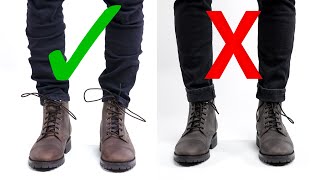 6 Boot Rules Every Man Should Know Before Wearing Boots [upl. by Moir]