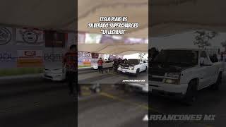 Tesla Plaid vs Silverado Supercharged quot La Lechera quot arrancones [upl. by Ogires958]