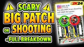 This SEASON 2 BIG PATCH on shooting is SCARY NBA 2K24 [upl. by Eimmak]