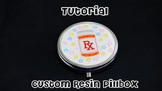 Tutorial  DIY Custom Resin Pillbox [upl. by Siryt]