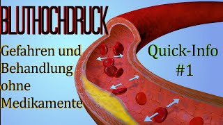 Bluthochdruck natürlich senken  QuickInfo 1 [upl. by Wu]