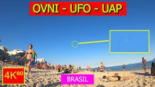 4K⁶⁰  🛸 OVNI 👽 APARECE y DESAPARECE en el CIELO de Rio de Janeiro  BRASIL 🌟 [upl. by Odlanir848]