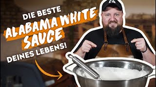 Alabama White Sauce Rezept  Der Gott der Grill Saucen  BBQ Madness [upl. by Trauner142]