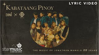 Kabataang Pinoy  BINI x SB19 x Jonathan Manalo Lyrics [upl. by Cassy]